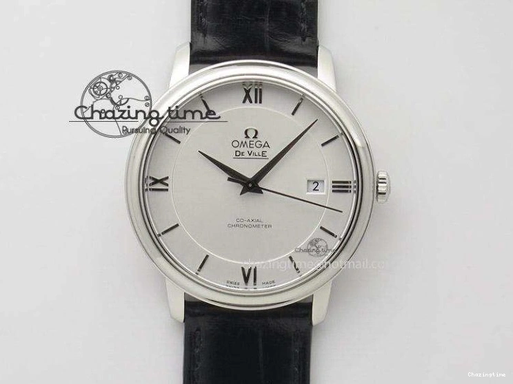 0512 De Ville Hour Vision 41mm SS VSF 1:1 Best Edition White Dial on SS Bracelet A8500 Super Clone Casual 7946